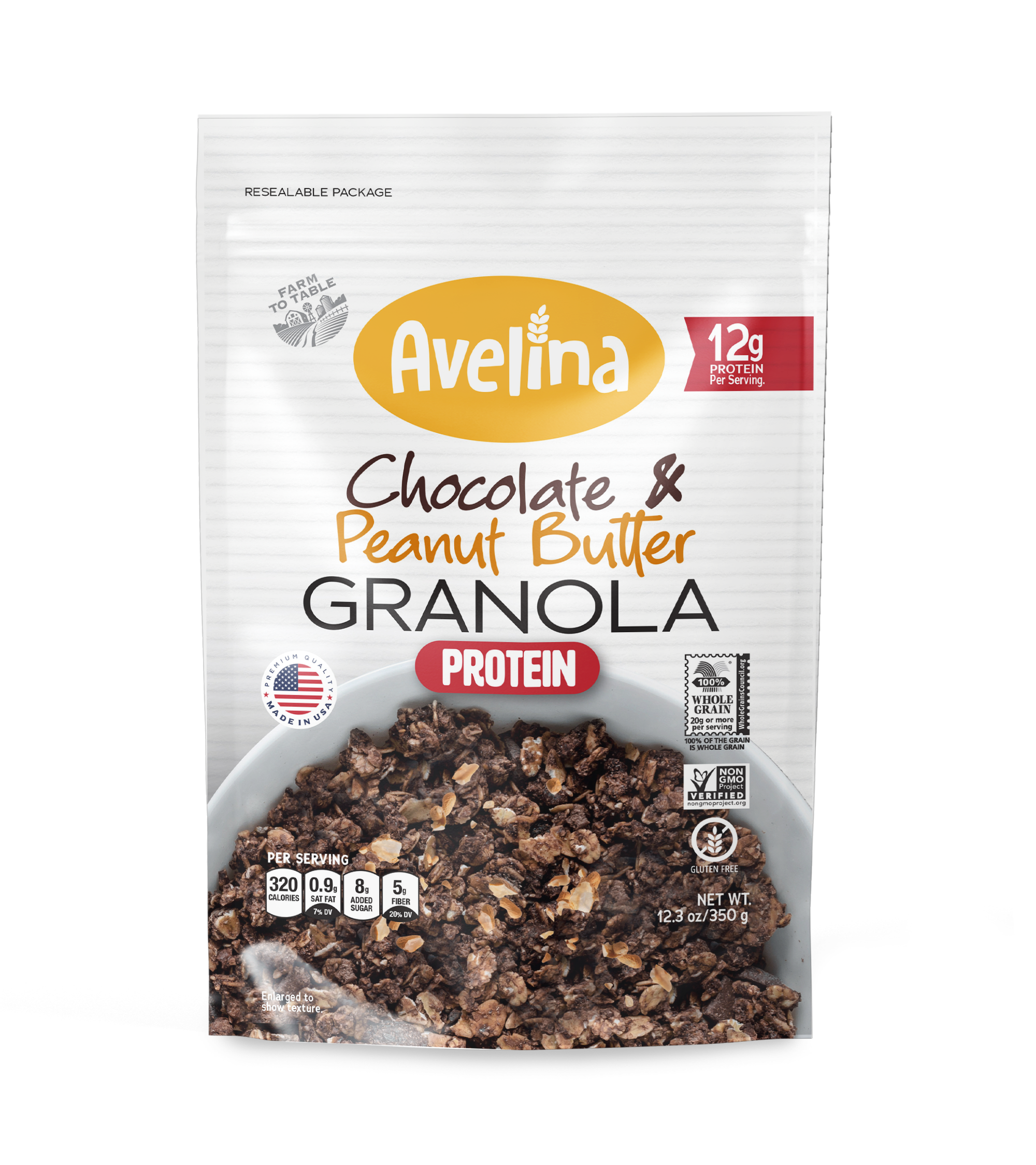 Chocolate & Peanut Butter Protein Granola