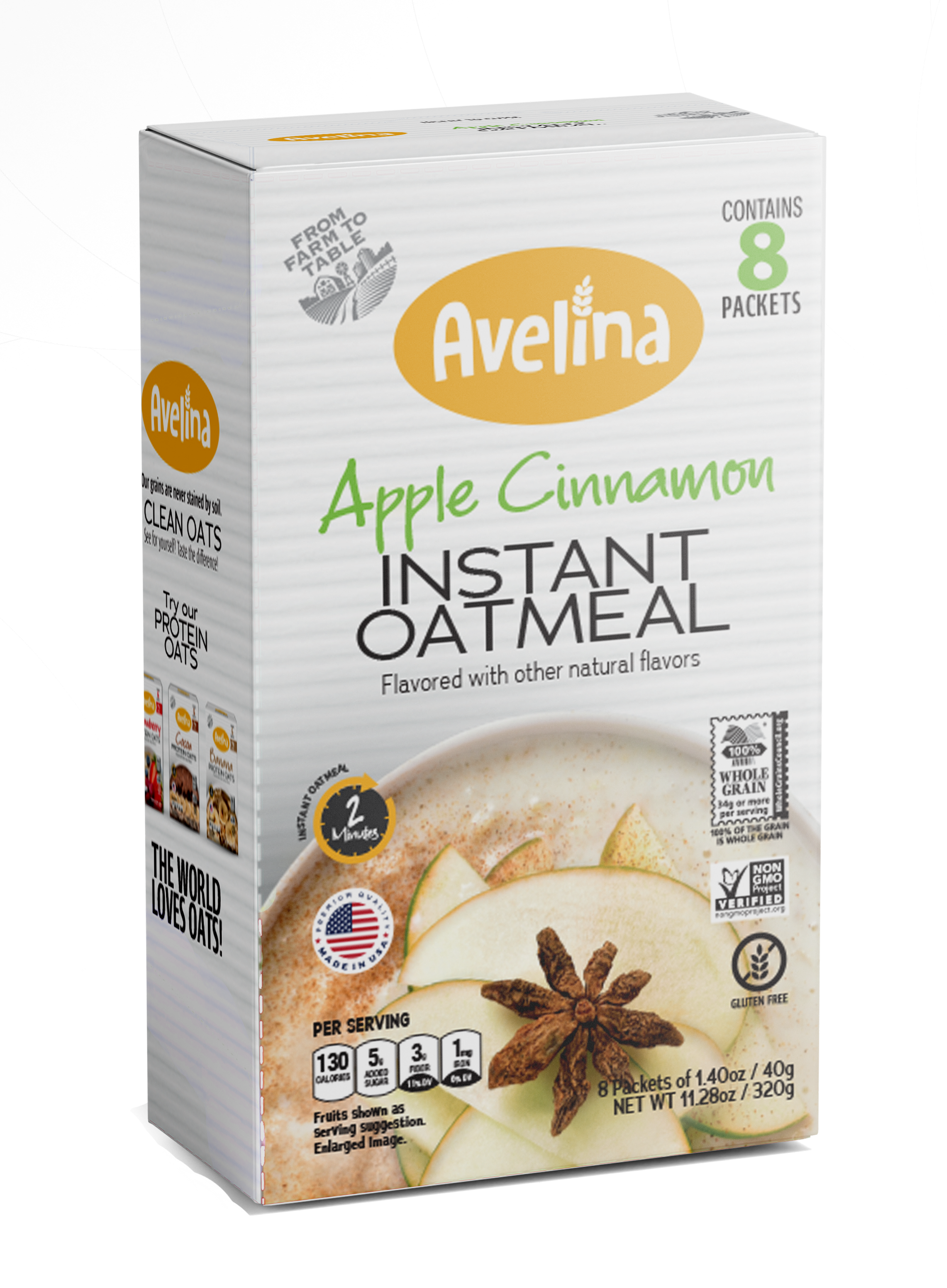 Apple Cinnamon Instant Oatmeal