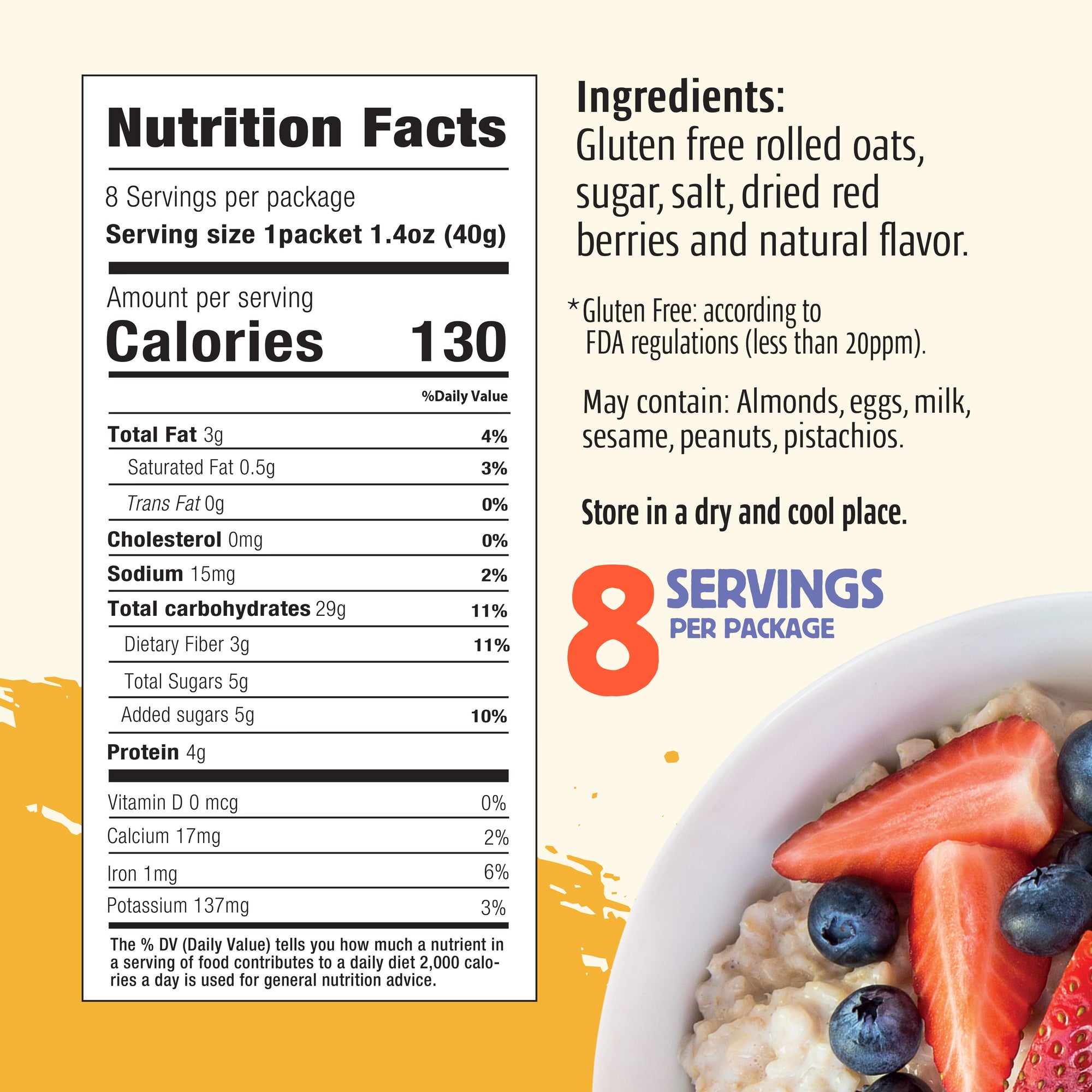 Strawberry Instant Oatmeal