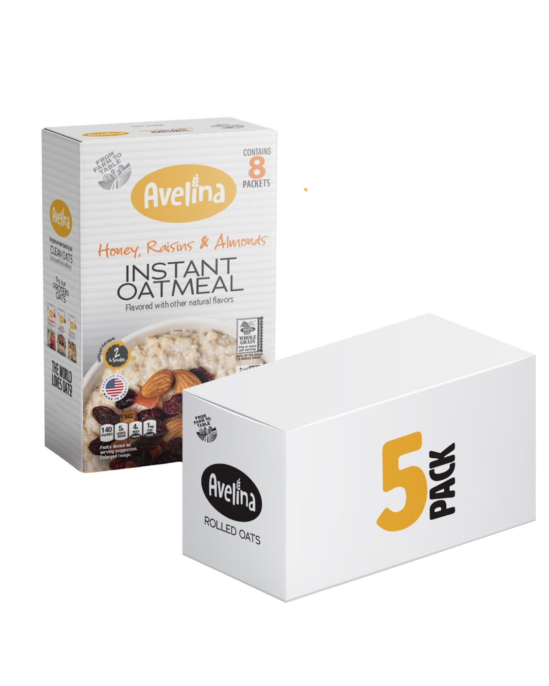 Honey, Raisins, & Almonds Instant Oatmeal