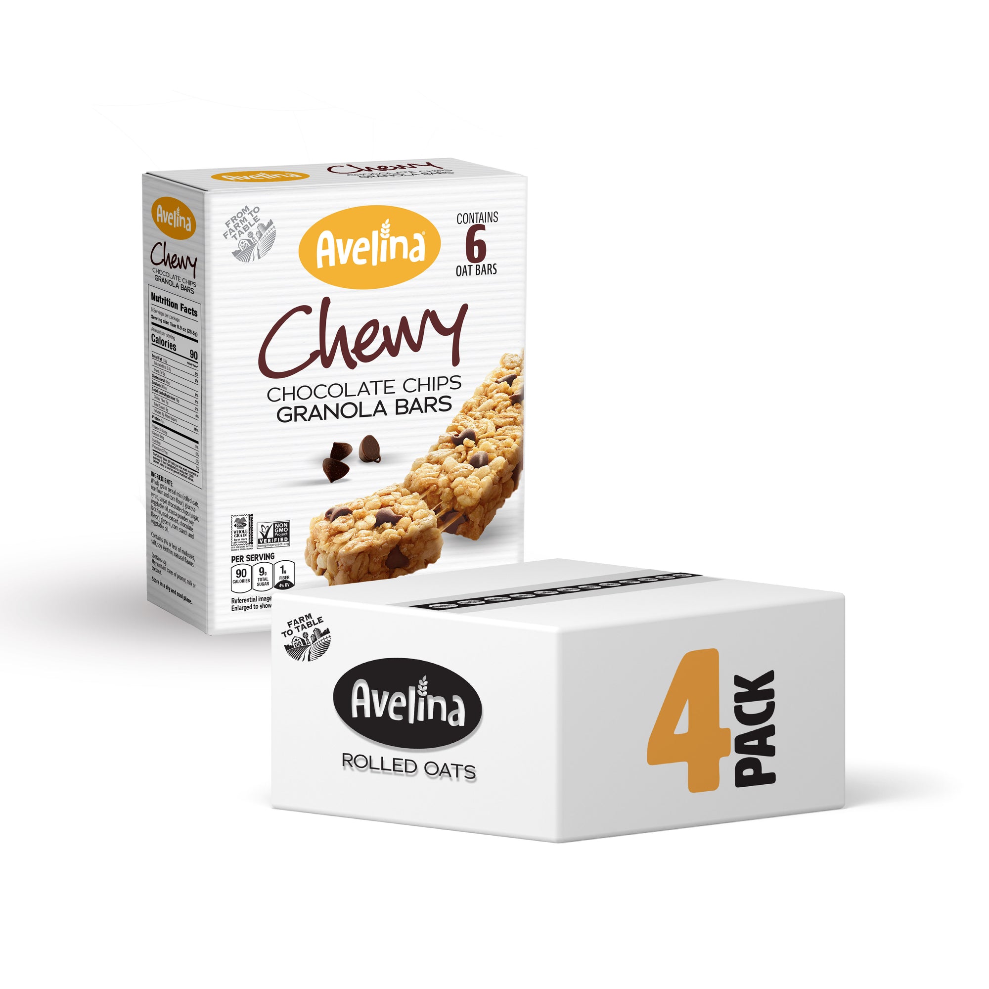 Chocolate Chips Oat Chewy Bars