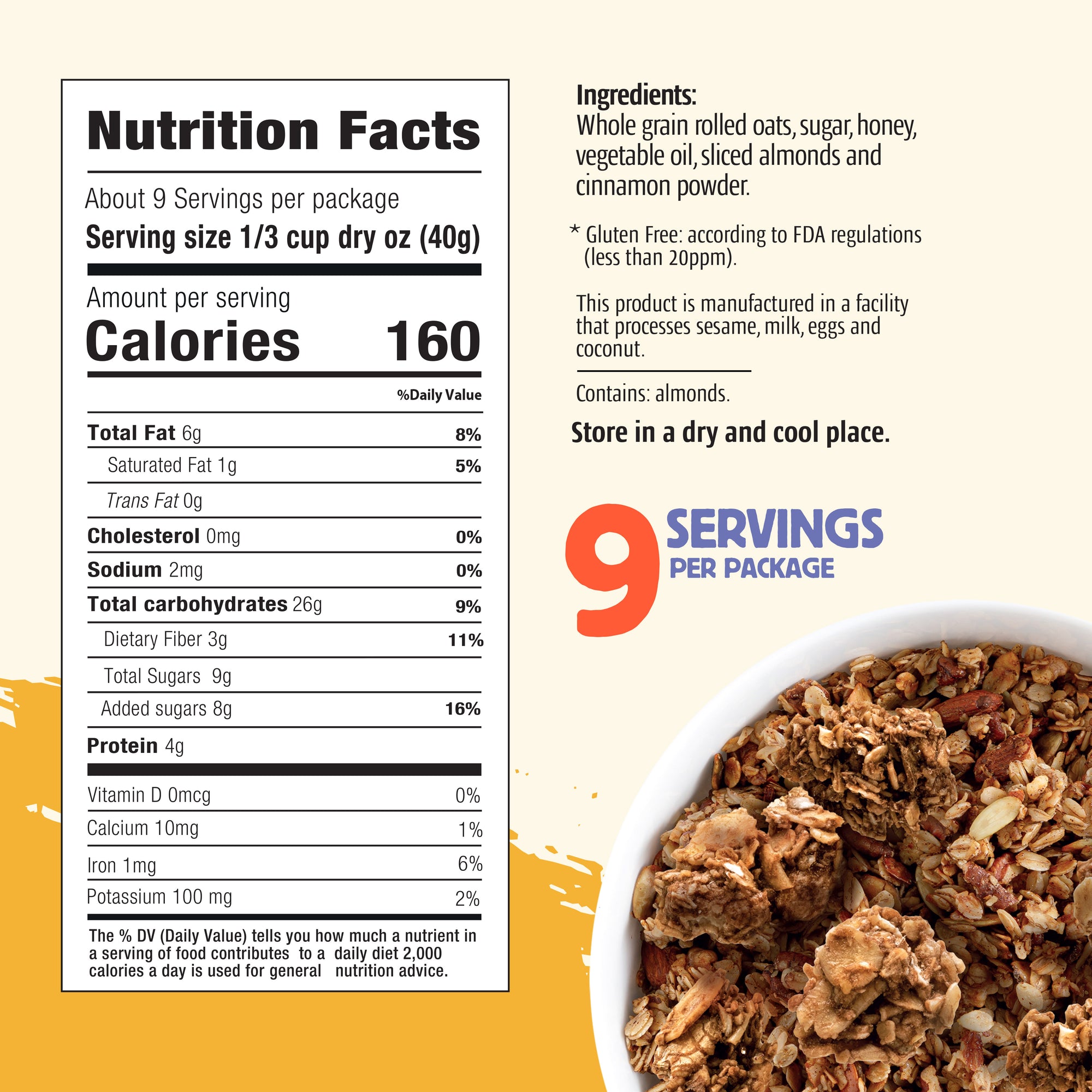 Honey & Almonds Granola