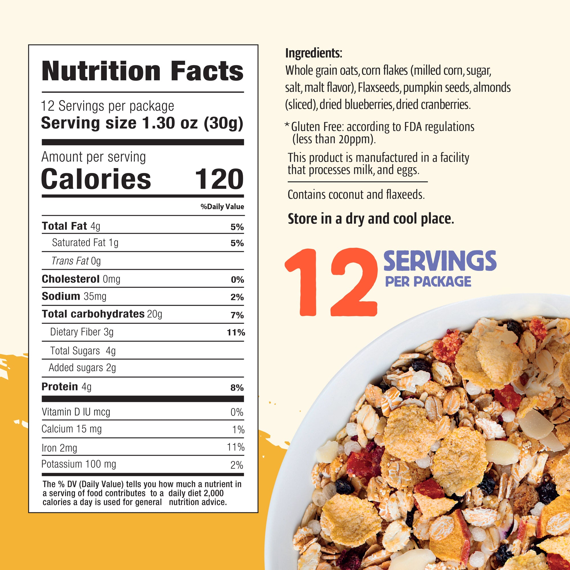 Berries & Almonds Muesli