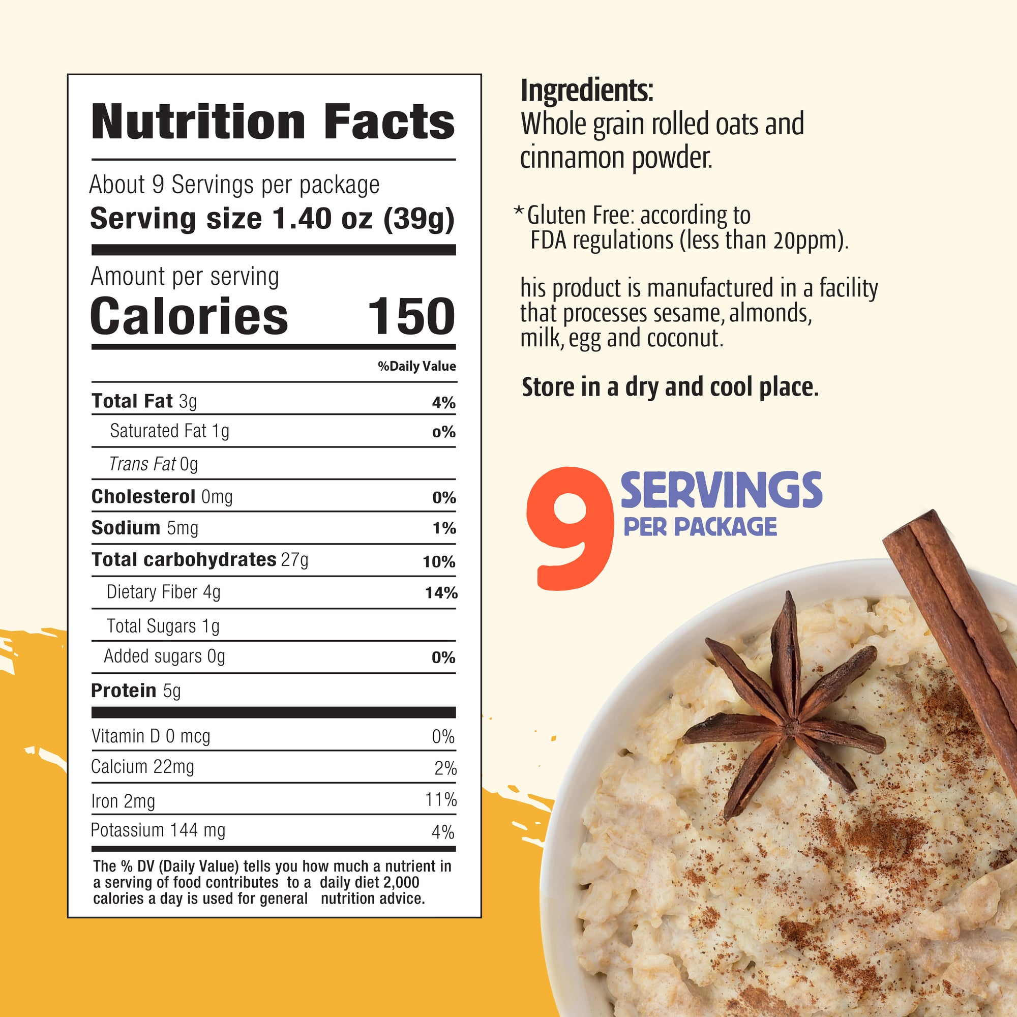 Cinnamon Overnight Oats
