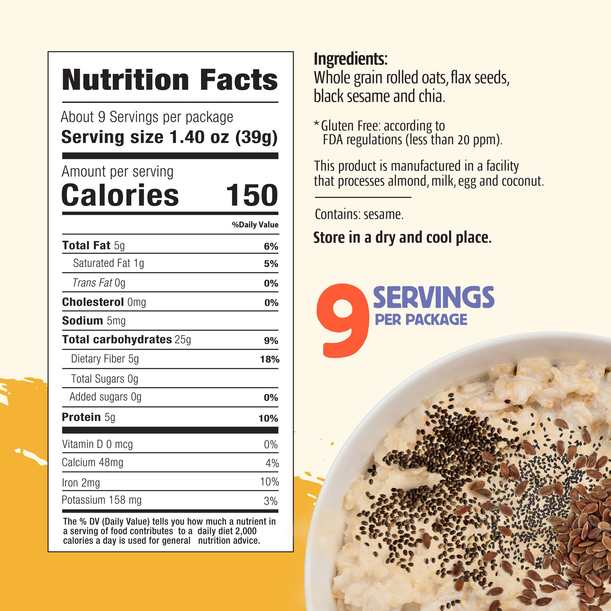 Multi Seeds Overnight Oats