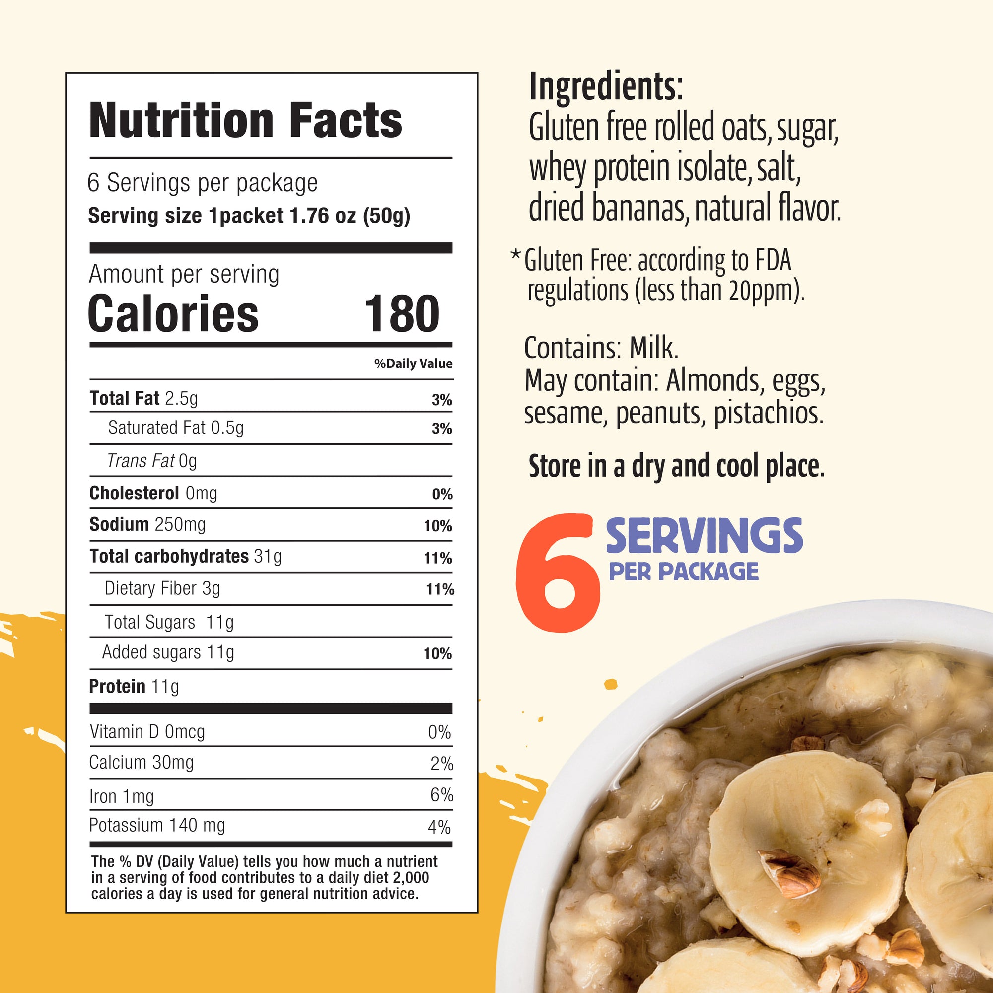 Banana Protein Oats