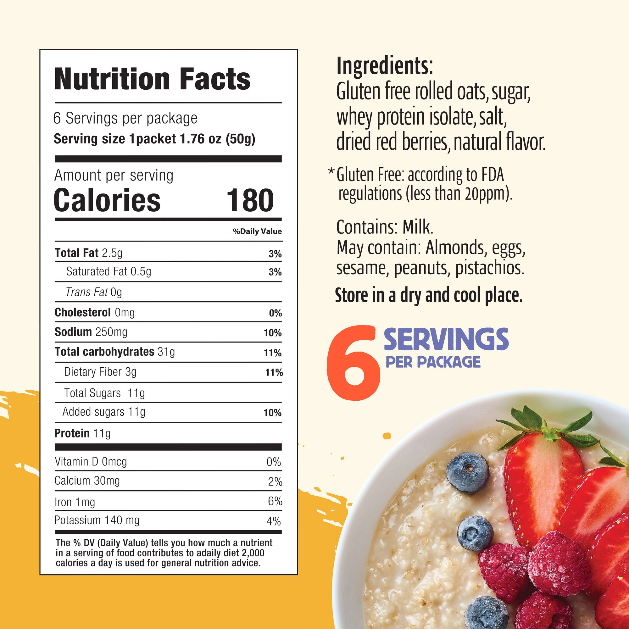 Strawberry Protein Oats