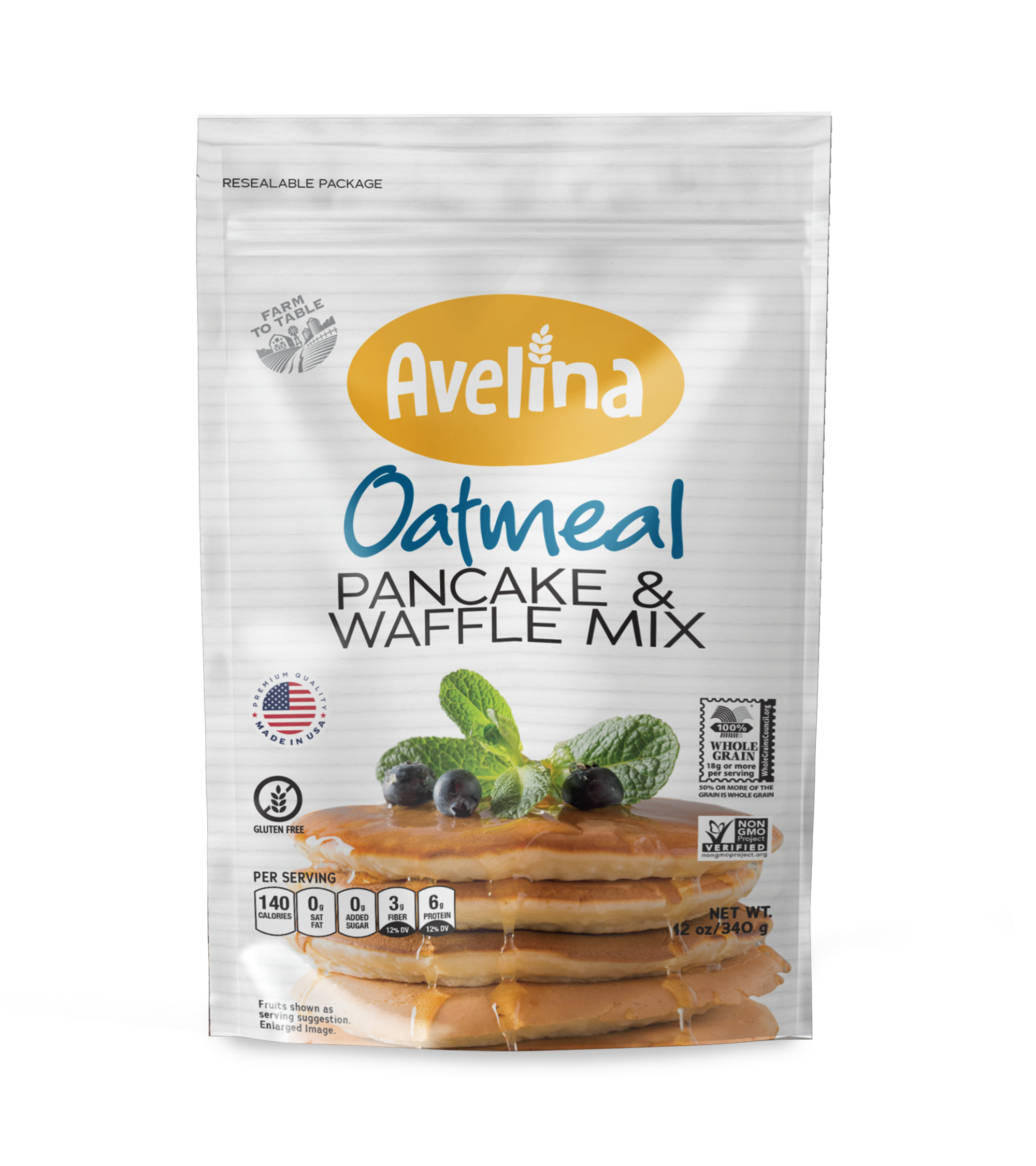 Oatmeal Pancake & Waffle Mix