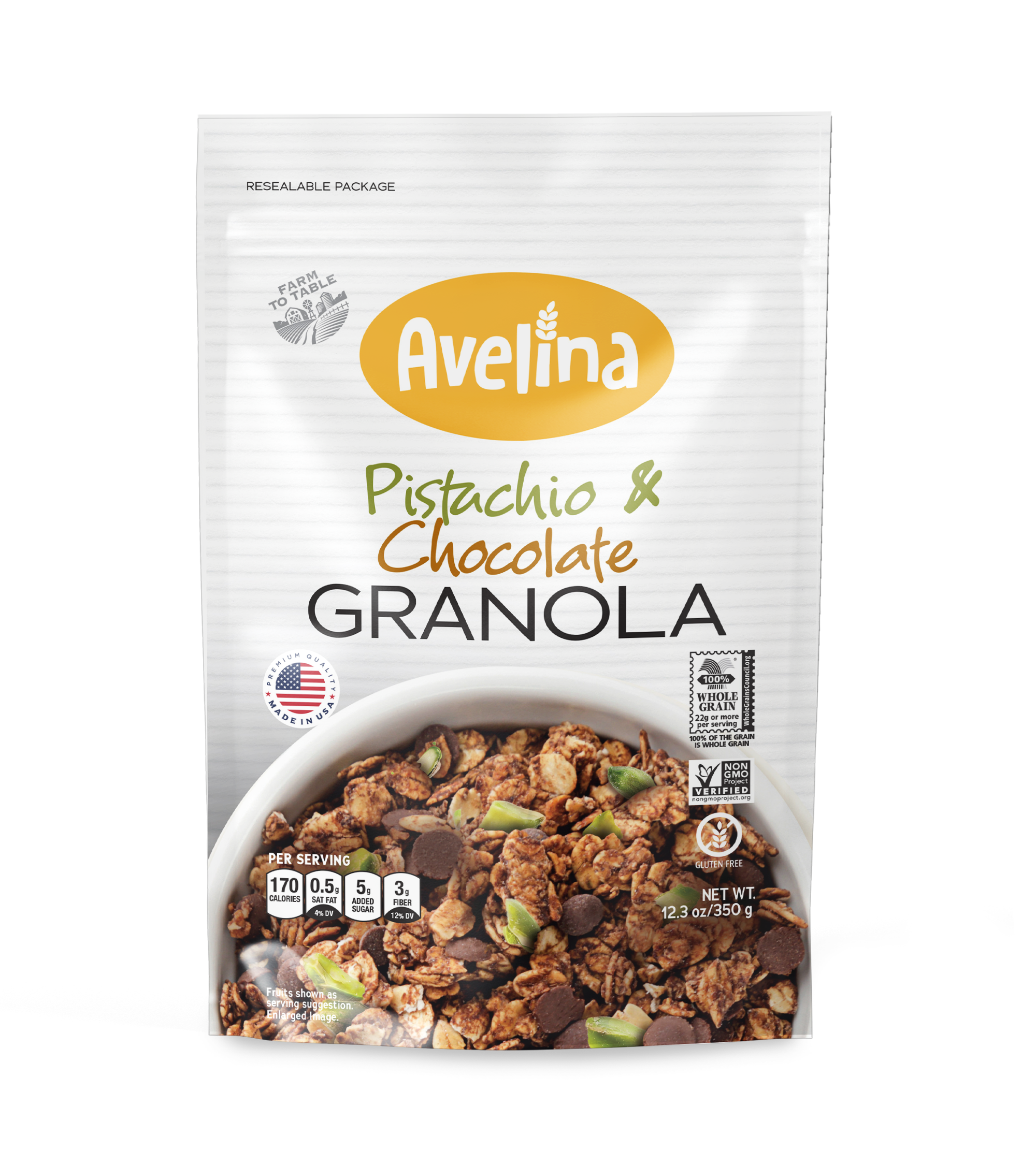 Pistachio & Chocolate Granola
