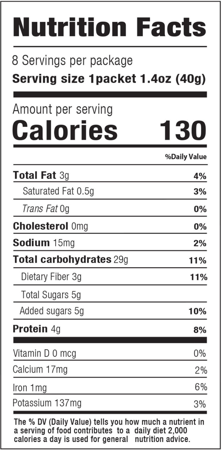 Strawberry Instant Oatmeal